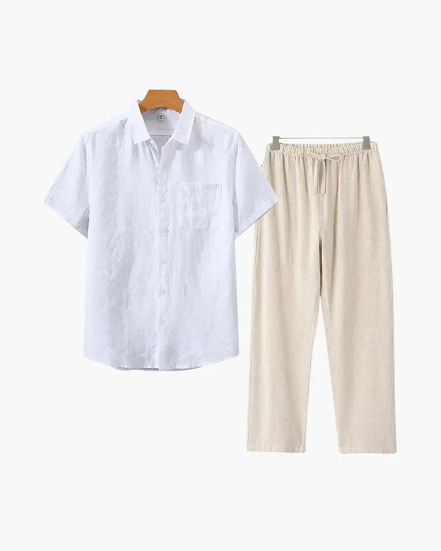Old Money Linen Set (Shortsleeve)